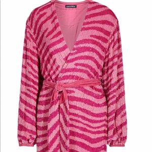 Retrofete pink sequin dress